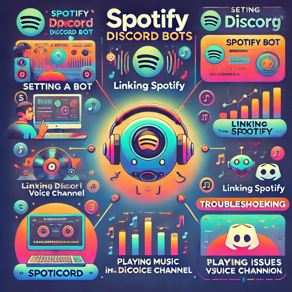 Spotify music bots, Best Discord music bots, Free Spotify bots for Discord, Spotify streaming Discord, Discord music bots 2024, How to add Spotify bot to Discord, Best Spotify bot settings, Spotify bot commands, spotify discord bots